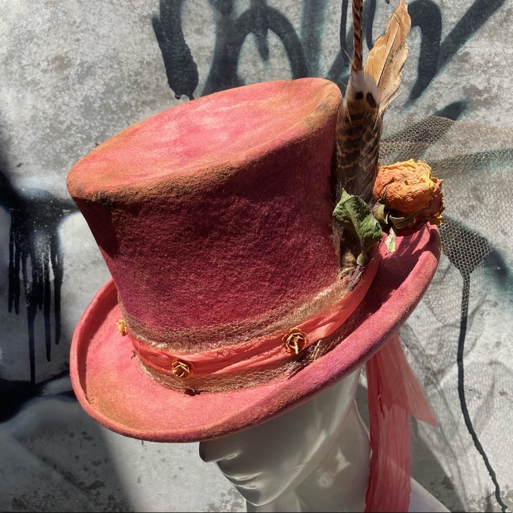 ROSES & RUST Custom Vintage Top Hat